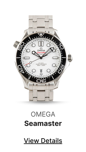 Used Omega White Dial Seamaster Diver 300M