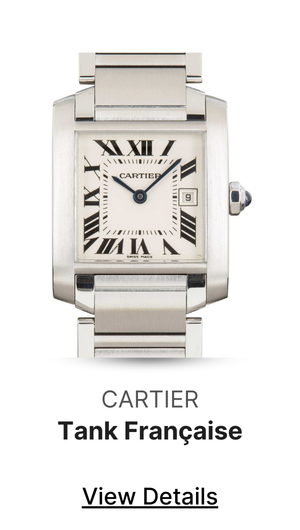 Used Cartier Tank Francaise W51011Q3 Stainless Steel