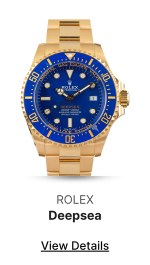 Pre-Owned Rolex Deepsea Ref 136668LB 18k Yellow Gold Blue Dial
