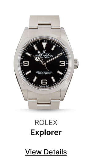 Used Black Dial Rolex Explorer 36 Ref 124270 Stainless Steel