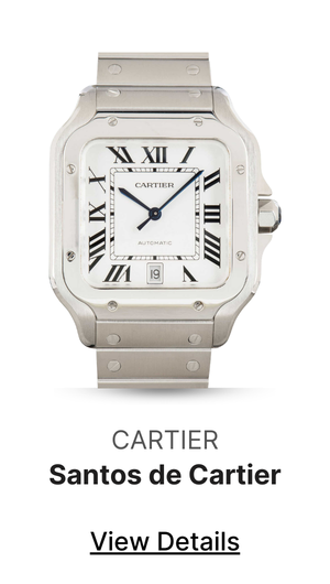 Used Santos de Cartier WSSA0018 Large Stainless Steel Model