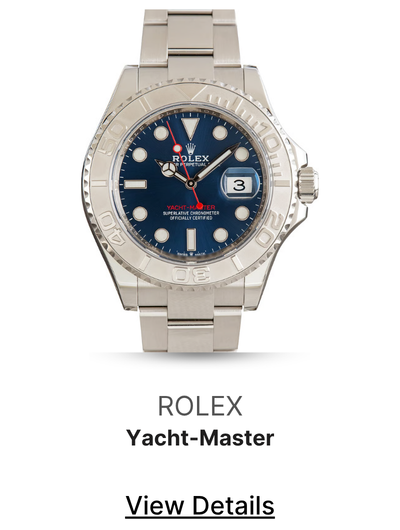 Used Rolex Yacht-Master 40 Ref 126622 Blue Dial Platinum Bezel