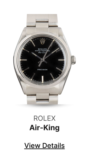 Rolex Air-King Ref 5500 Black Dial