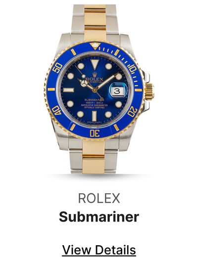Pre-Owned Steel & Gold Rolex Submariner Ref 116613LB Blue Dial