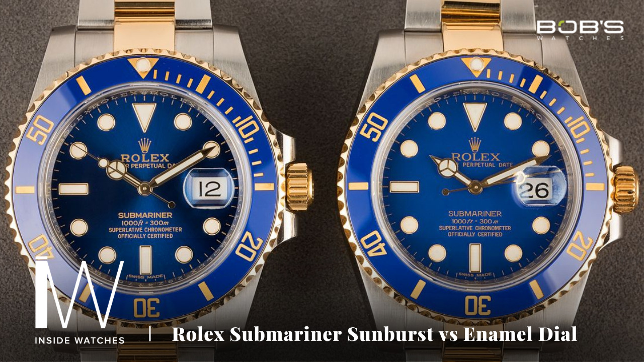 Sunburst vs. Enamel Dials