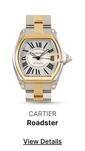 Used Cartier Roadster W62031Y4 Steel & Yellow Gold