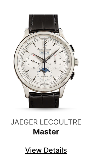Used Jaeger LeCoultre Master Control Chronograph Calendar Q4138420 Silver Dial