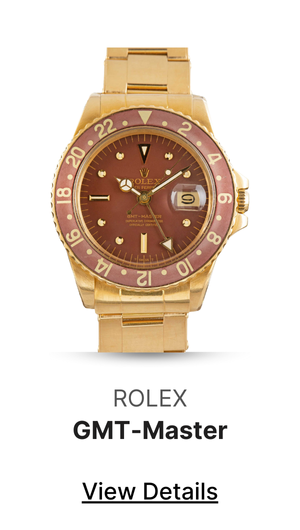 Vintage Rolex GMT-Master Yellow Gold 1675 Brown Dial