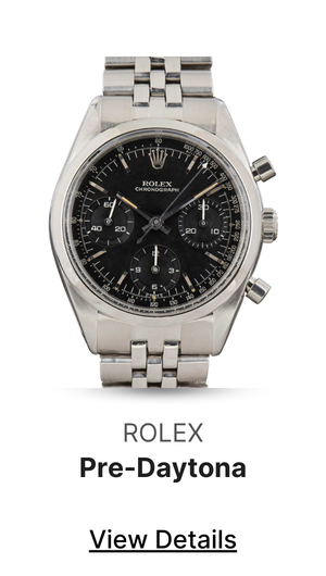 Vintage Rolex Chronograph Pre-Daytona Ref 6238 Black Dial