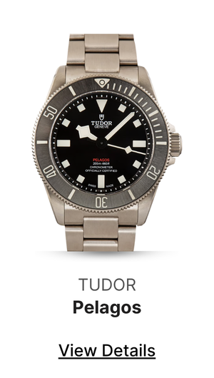 Pre-Owned Titanium Tudor Pelagos 39 Ref 25407N Black Dial