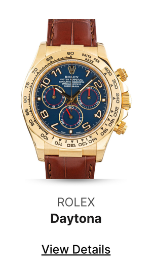 Used Rolex Daytona 116518 Blue Arabic Dial