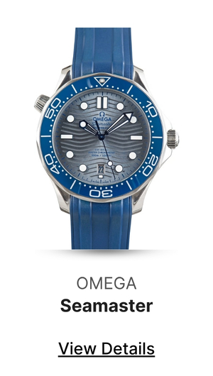 Used Omega Seamaster Diver 300M Steel on Rubber