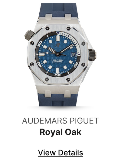 Pre-Owned Audemars Piguet Royal Oak Offshore Diver Blue Dial
