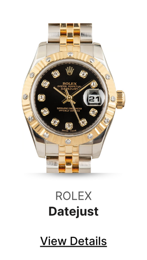 Pre-Owned Rolex Datejust ref 179313 Black Diamond Dial