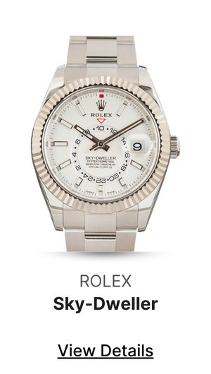 Used Rolex Sky-Dweller Steel Oyster 326934 White Dial