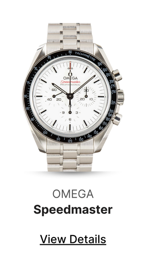 Men's Omega Speedmaster White Dial Moonwatch Professional