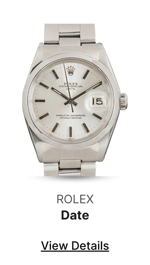 Used Rolex Date Ref 1500 Stainless Steel