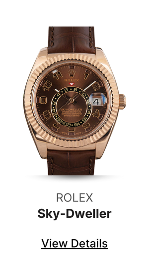Rolex Sky-Dweller Chocolate Dial 326135 Everose Gold