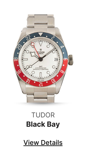 Pre-owned Tudor Black Bay GMT Stainless Steel 79830 White Dial