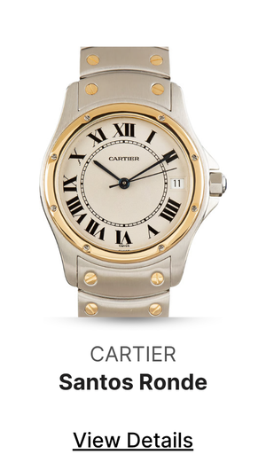 Pre-Owned Cartier Santos Ronde Ref W20036R3 Two Tone