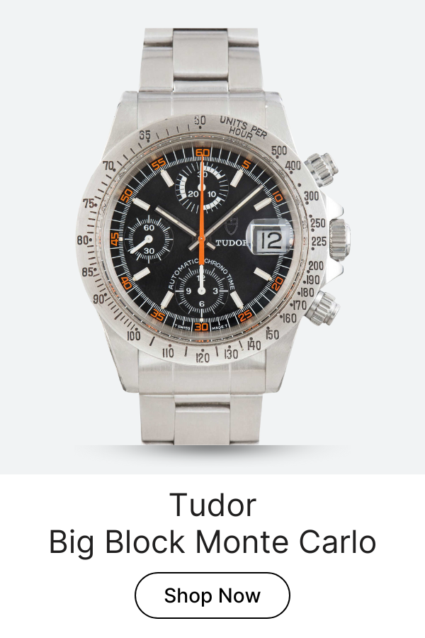 Tudor Big Block Monte Carlo 94300 Black Dial