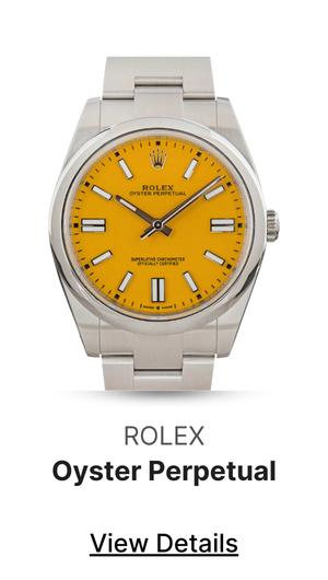 Rolex Oyster Perpetual 41 Yellow Dial 124300 Stainless Steel