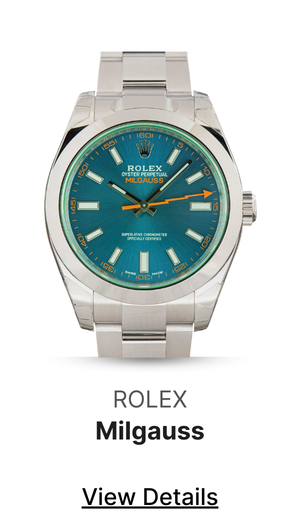 Factory Stickered Rolex Milgauss 116400GV Blue Dial
