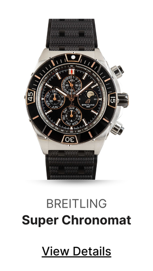 Used Breitling Super Chronomat 44 Four Year Calendar Black Dial