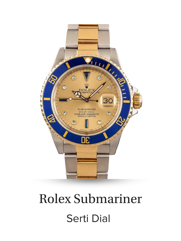 Rolex Submariner 16613 Serti Dial