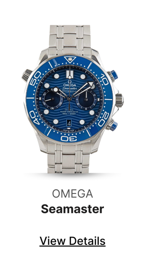 Used Omega Seamaster Diver Stainless Steel Blue Dial