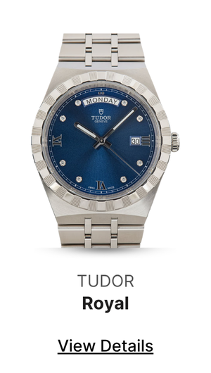Pre-Owned Tudor Royal 28600 Blue Diamond Dial