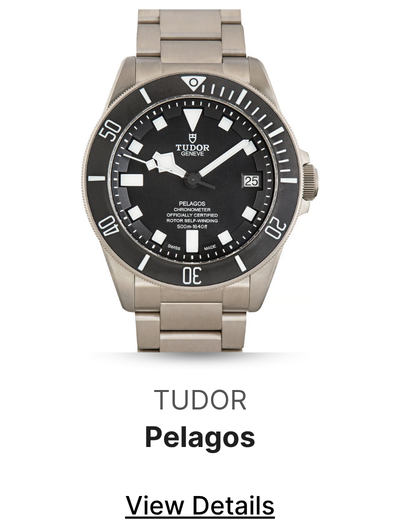 Pre-Owned Titanium Tudor Pelagos Ref 25600TN Luminous Black Dial