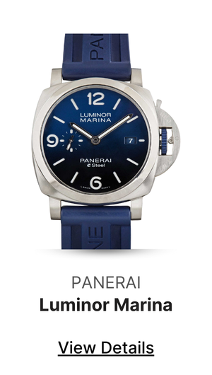 Pre-owned Panerai Luminor Marina Blu Profondo PAM01157 Blue Dial