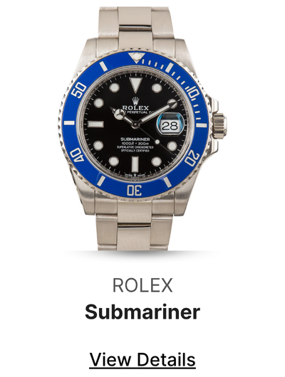 Pre-Owned 18k White Gold Rolex Submariner Ref 126619LB Cookie Monster