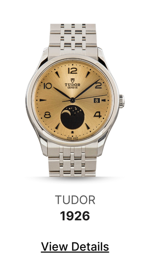 Preowned Tudor 1926 Luna Ref 91560 Champagne Dial