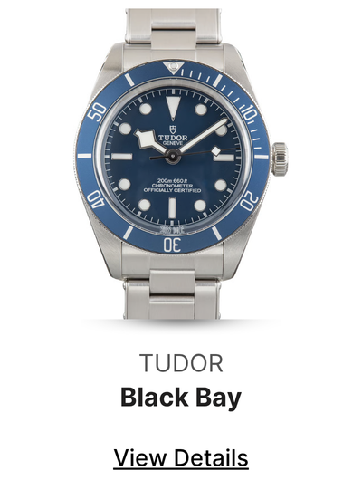 Pre-Owned Stainless Steel Tudor Black Bay 58 Blue Dial Ref 79030B