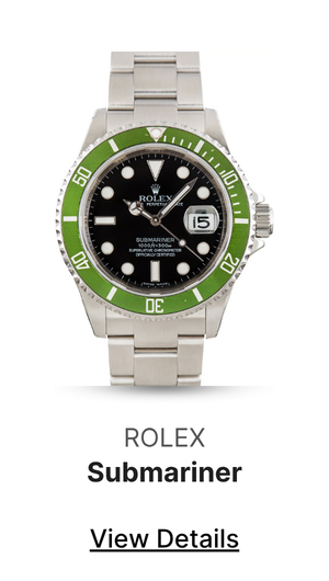 Pre-Owned Rolex Submariner 16610V Green Kermit