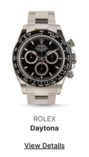 Used Black Dial Rolex Daytona Ref 126500LN Steel Oyster
