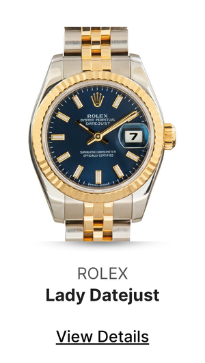 Pre-Owned Lady Rolex Datejust ref 179173 Blue Dial