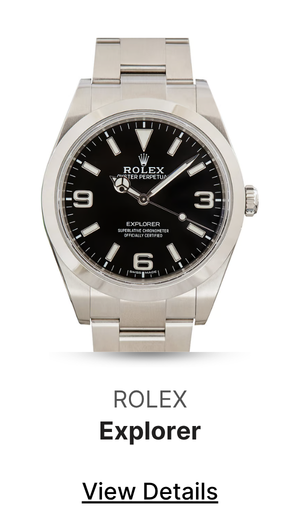 Pre-Owned Rolex Explorer Ref 214270 Black Chromalight Dial