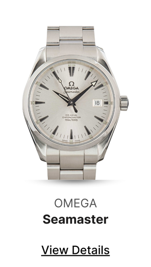Preowned Omega Seamaster Aqua Terra Silver Dial