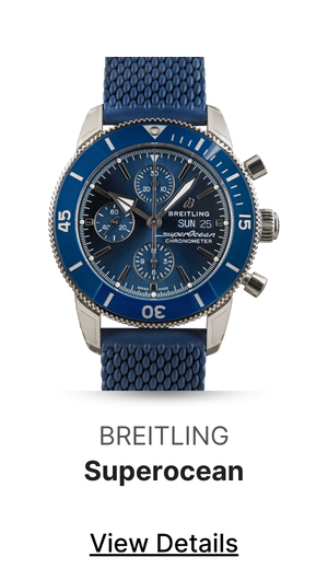 Breitling Blue Dial Superocean Heritage Chronograph 44 Steel on Rubber