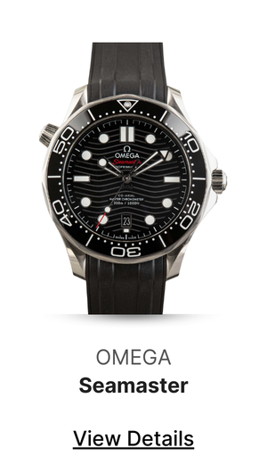 Used Omega Seamaster Diver 300M Stainless Steel Black Dial