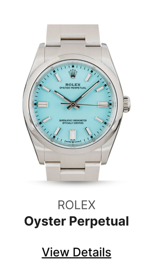 Used Rolex Oyster Perpetual 36 Ref 126000 Turquoise Blue Dial