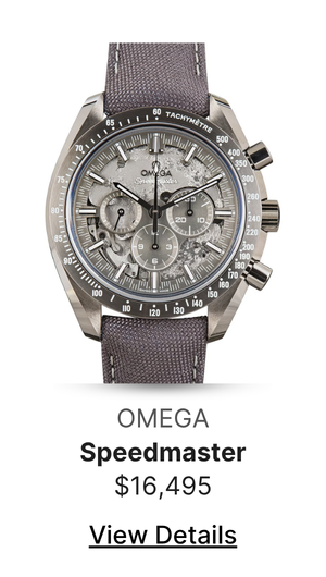 Pre-Owned Omega Speedmaster Grey Side of the Moon Grey Ceramic