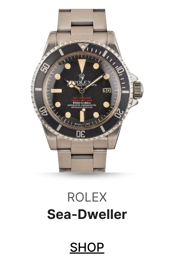 Vintage Rolex Sea-Dweller 1665 Double Red Sea-Dweller