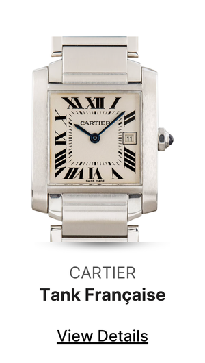 Used Cartier Tank Francaise W51011Q3 Silver Dial
