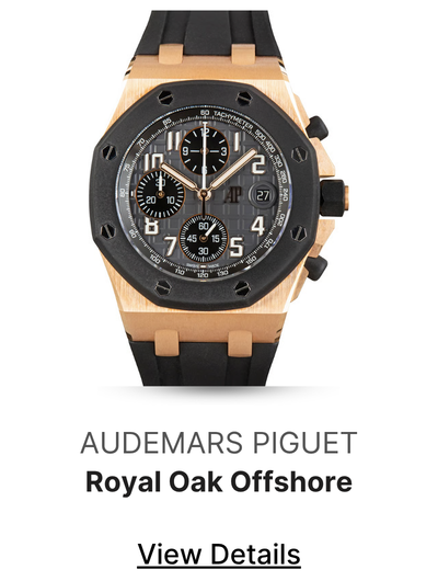 Pre-Owned Audemars Piguet Royal Oak Offshore Selfwinding Chronograph Anthracite Dial