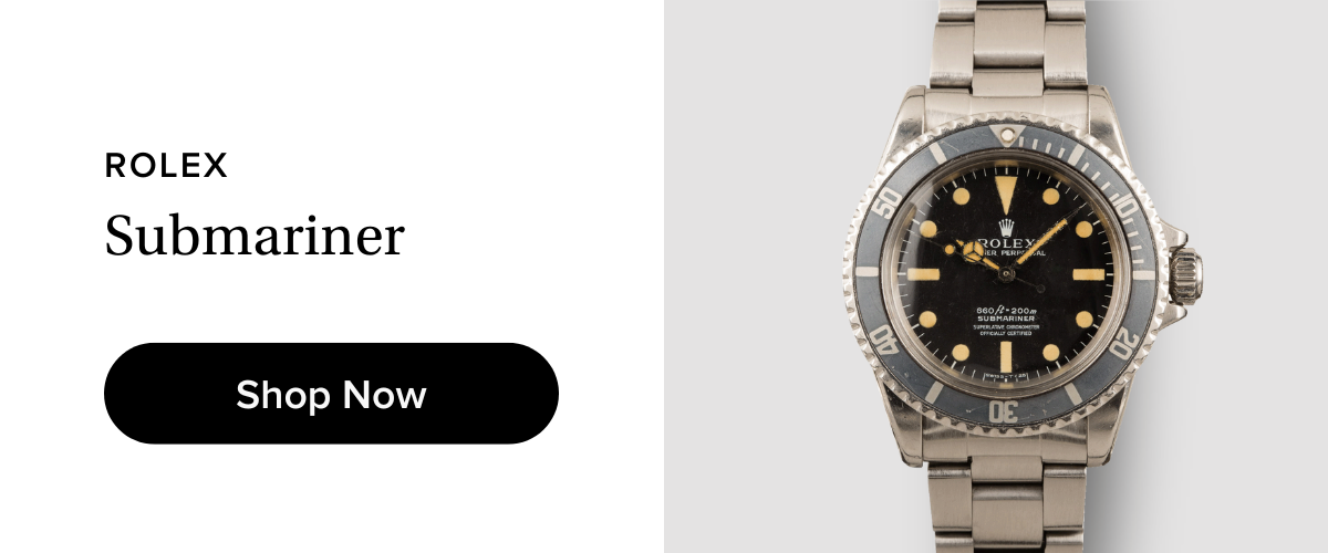 Mens Vintage Rolex Submariner 5512 Stainless Steel