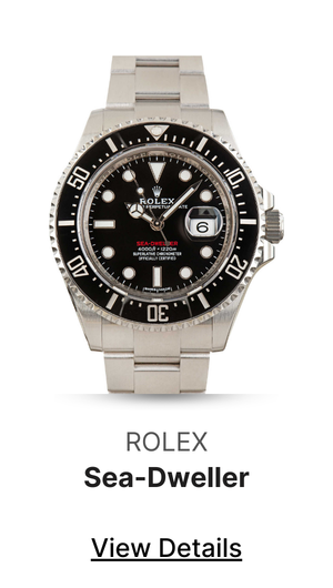 Used Red Writing Rolex Sea-Dweller ref 126600